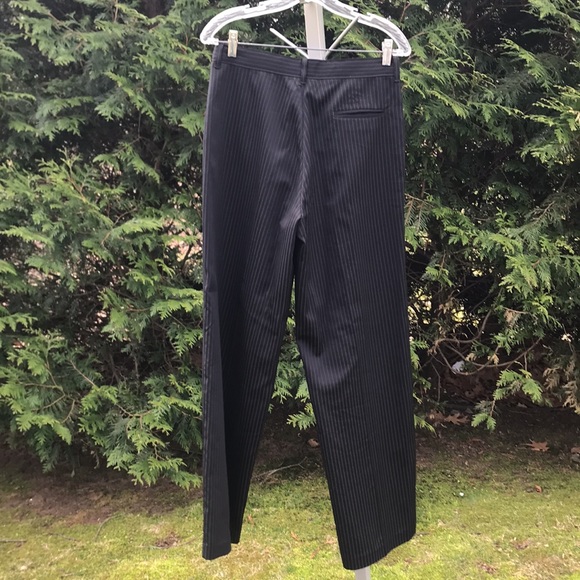 Boy's Black Pin-Stripe Dress Pants, Size 20 (30 X 30) - Picture 6 of 8